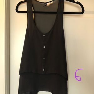 Sheer tank top H&M